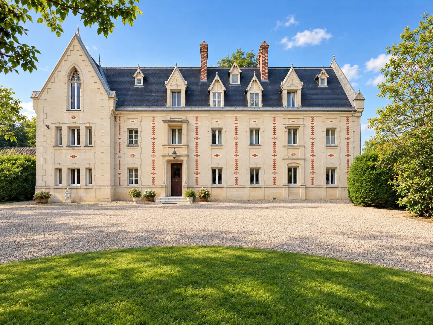 Photo du bien « Domaine de caractère – Manoir Tudor XIXe – Parc 1,56 ha – Dépendances – Triel-sur-Seine. »